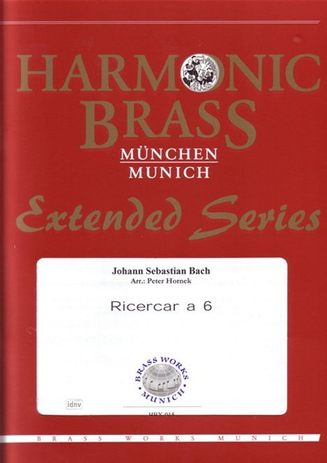 Johann Sebastian Bach: Ricercar a 6, Noten