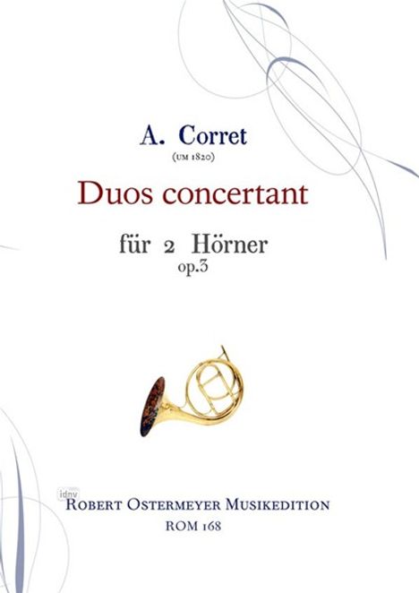 A. Corret: Duos concertant für 2 Hörner o, Noten