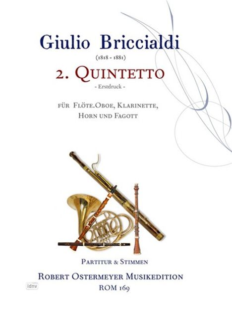 Giulio Briccialdi: 2.Quintetto op. 132, Noten