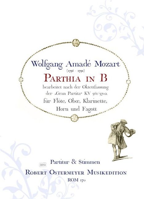 Wolfgang Amadeus Mozart: Parthia in B KV 361/370a, Noten