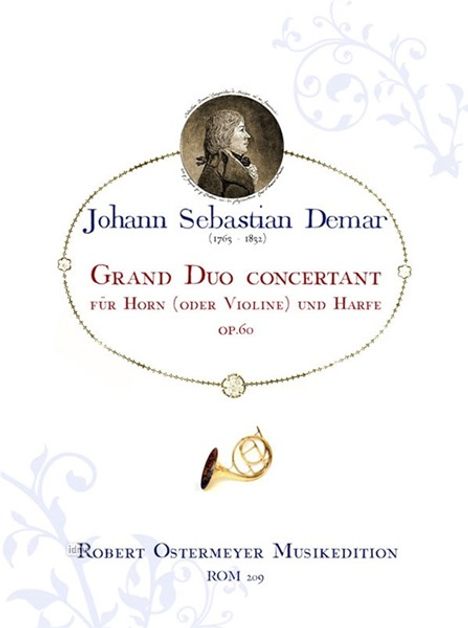 Johann Sebastian Demar: Grand Duo concertant für Horn, Noten