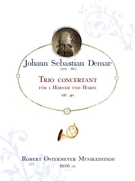 Johann Sebastian Demar: Trio concertant für 2 Hörner u, Noten