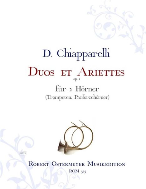 Chiapparelli: Duos et Ariettes 2 Hörner op. 1 (1777), Noten