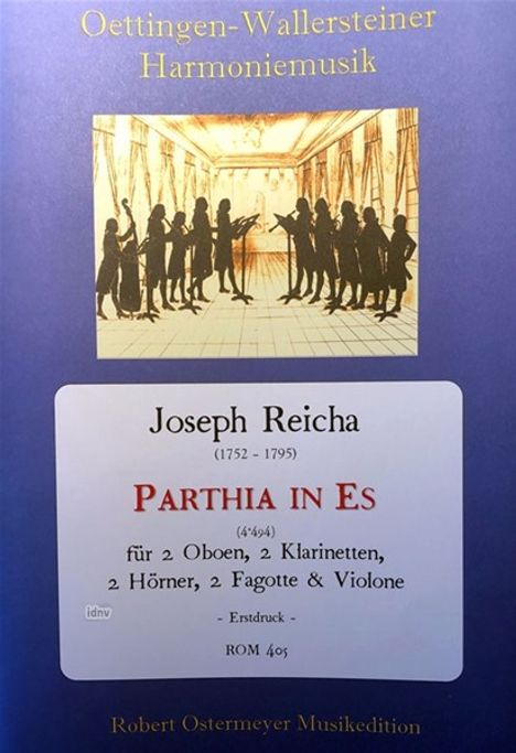 Josef Reicha: Parthia Es-Dur (4°494) (1783), Noten
