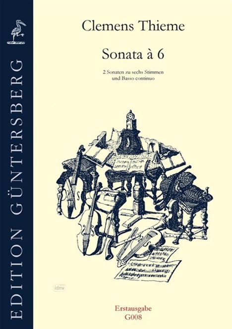 Clemens Thieme: Sonata a 6, Noten