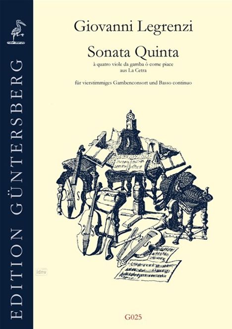 Giovanni Legrenzi: Sonata Quinta aus La Cetra (Op, Noten