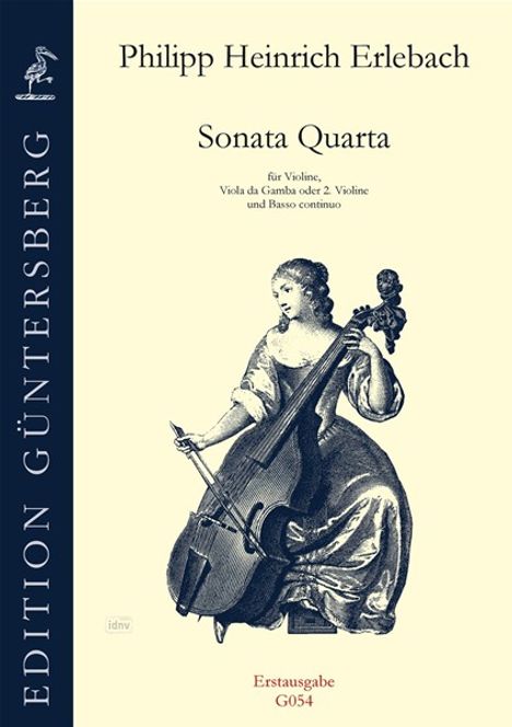 Philipp Heinrich Erlebach: Sonata quarta C-Dur, Noten