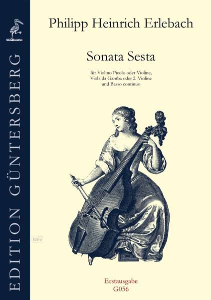 Philipp Heinrich Erlebach: Sonata sesta F-Dur, Noten
