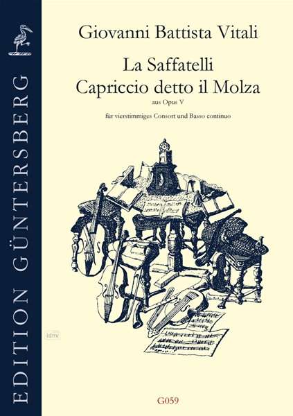 Giovanni Battista Vitali: La Saffatelli - Capriccio dett, Noten
