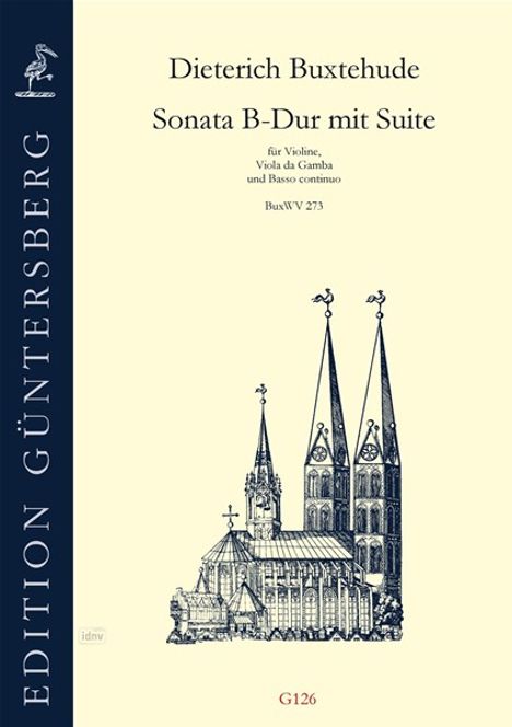 Dieterich Buxtehude: Sonata B-Dur mit Suite BuxWV 2, Noten