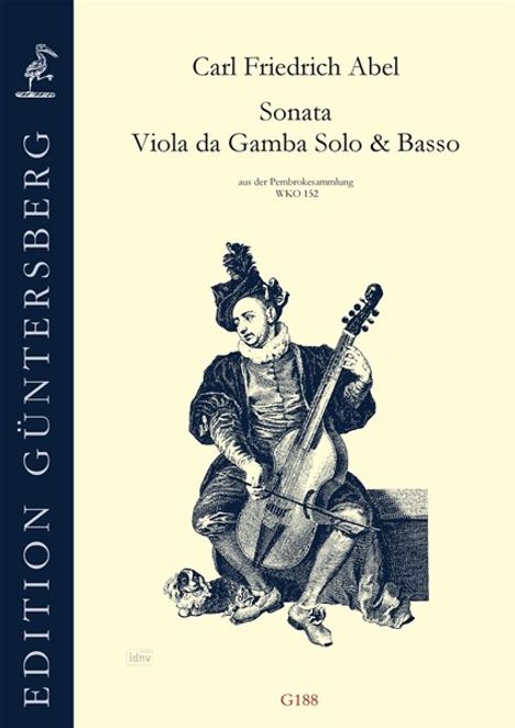 Carl Friedrich Abel: Sonata Viola da Gamba Solo &amp; B, Noten