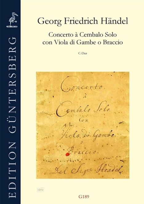 Georg Friedrich Händel: Concerto a Cembalo Solo con Vi, Noten