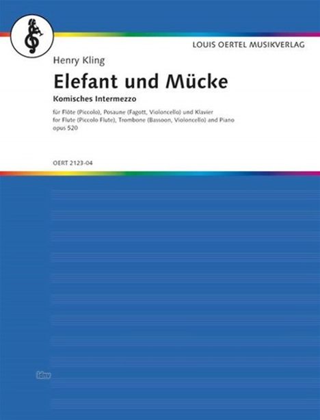 Henry Kling: Elefant und Mücke op. 520, Noten