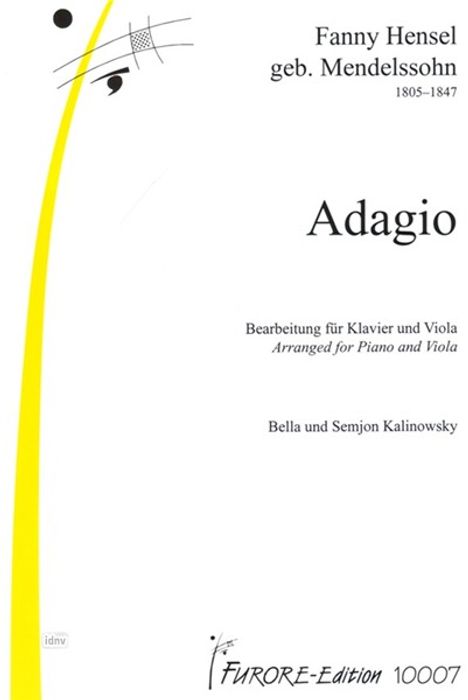 Fanny Mendelssohn-Hensel: Adagio, Noten