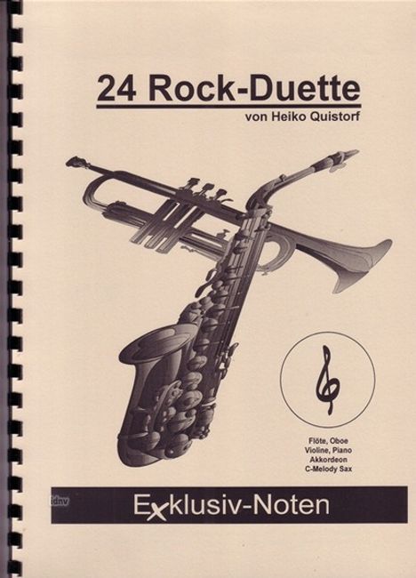 Heiko Quistorf: 24 Rock Duette, Noten