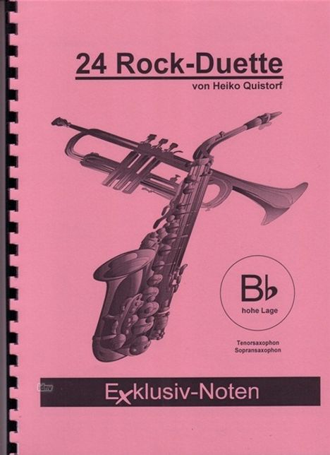 Heiko Quistorf: 24 Rock Duette, Noten