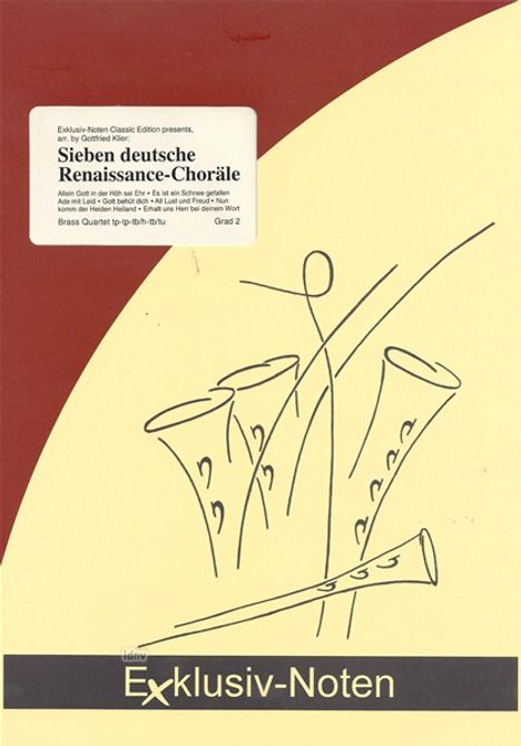 Verschiedene: Sieben deutsche Renaissance-Choräle Brass Quartett, Noten