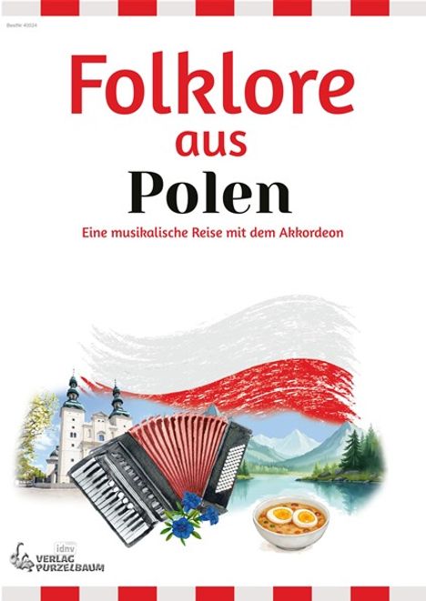 Traditionals: Folklore aus Polen für Akkordoen - Solo, Noten