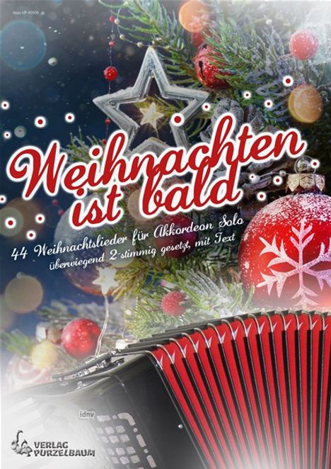 Weihnachten ist bald für Akkordeon Solo, Zubehör