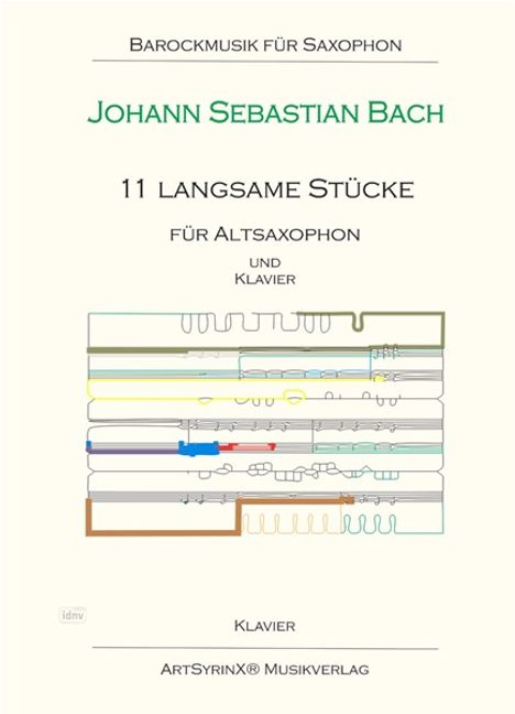 11 langsame Stücke für Altsaxophon und Klavier, Noten