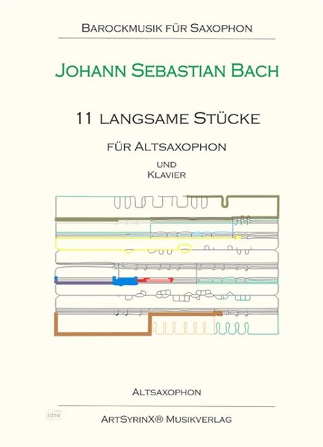 11 langsame Stücke für Altsaxophon und Klavier, Noten
