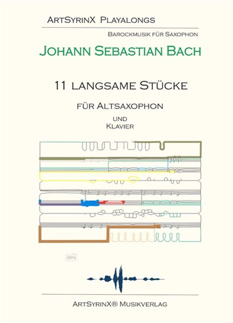 11 langsame Stücke für Altsaxophon und Klavier, Noten