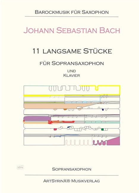 11 langsame Stücke für Sopransaxophon und Klavier, Noten