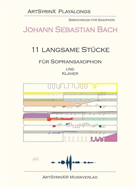 11 langsame Stücke für Sopransaxophon und Klavier, Noten