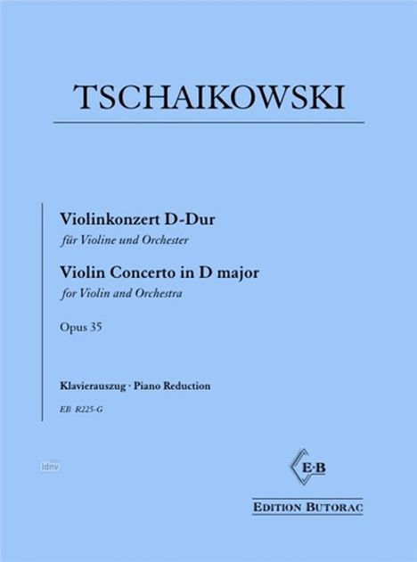 Peter Iljitsch Tschaikowsky: Violinkonzert D-Dur op. 35, Noten