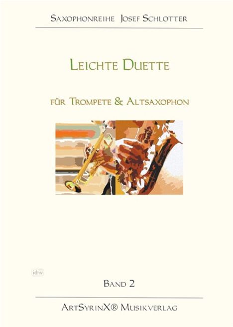 Verschiedene: Leichte Duette für Trompete und Altsaxophon, Noten