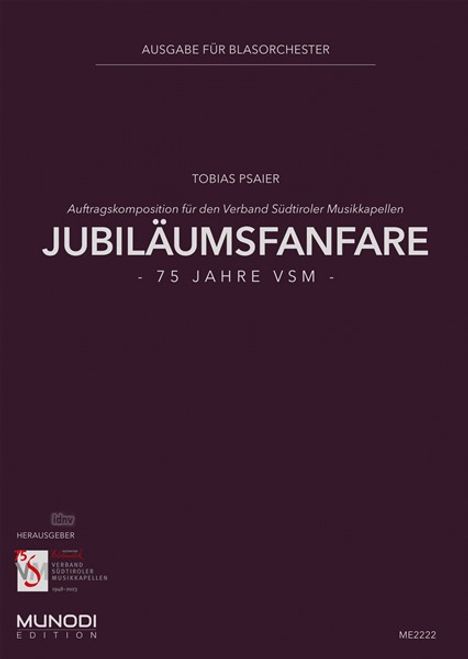 Tobias Psaier: Jubiläumsfanfare (2022), Noten