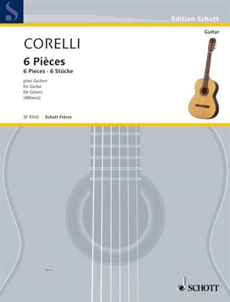 Arcangelo Corelli: Sechs Stücke, Noten
