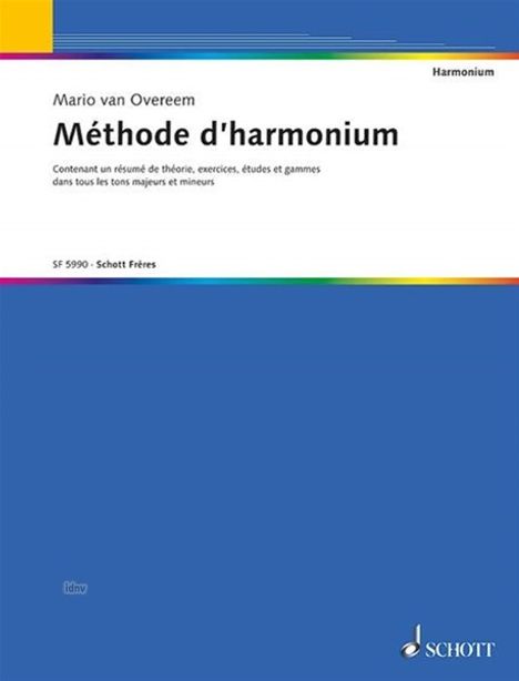 Mario van Overeem: Methode d'harmonium, Noten