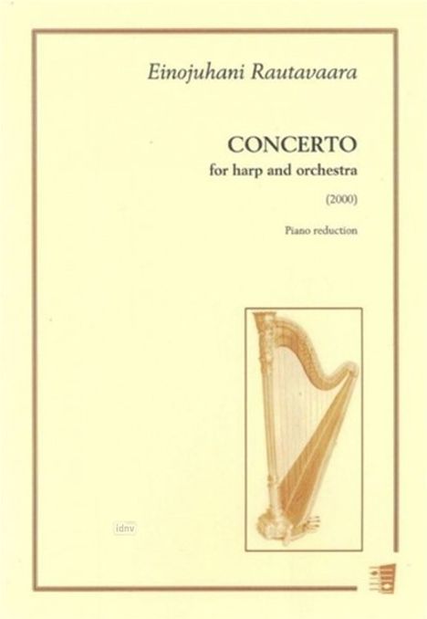 Einojuhani Rautavaara: Concerto for harp and orchestra (2000), Noten
