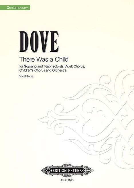 There Was a Child (Vocal Score), Buch