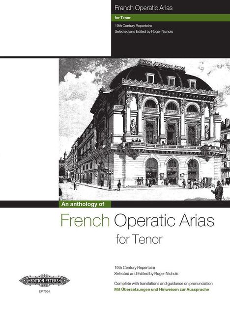Verschiedene: French Operatic Arias for Tenor and Piano, Noten