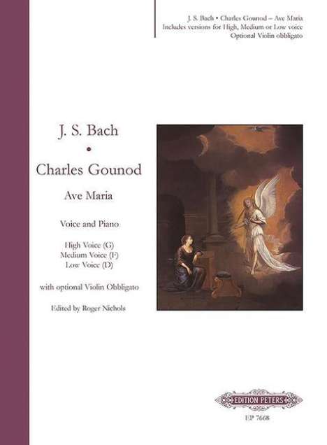 Johann Sebastian Bach (1685-1750): Ave Maria, Buch