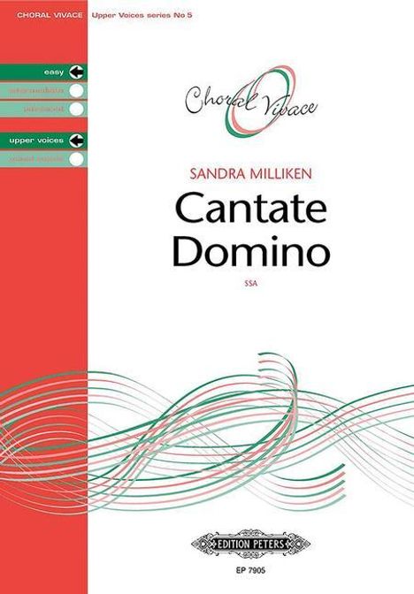 Cantate Domino For Ssa Choir, Buch