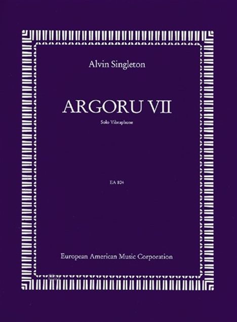 Alvin Singleton: Argoru VII, Noten