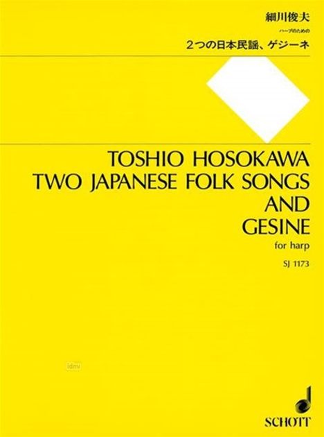 2 Japanese Folk Songs and Gesine, Buch