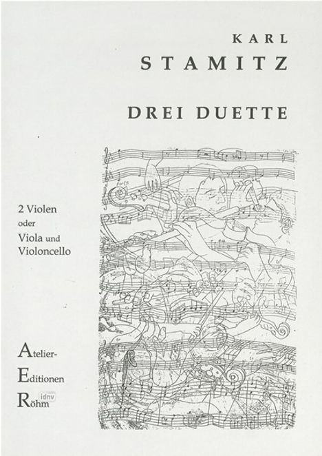 Carl Stamitz: Stamitz, Carl       :3 Duette für 2 Violen /2, Noten