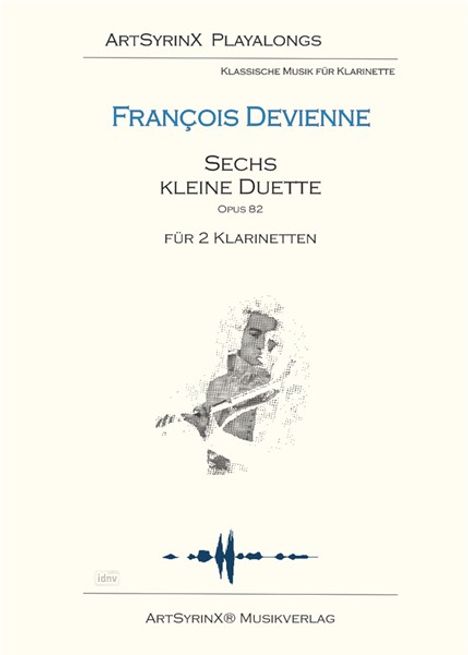 Francois Devienne: 6 kleine Duette für 2 Klarinetten op. 82, Noten