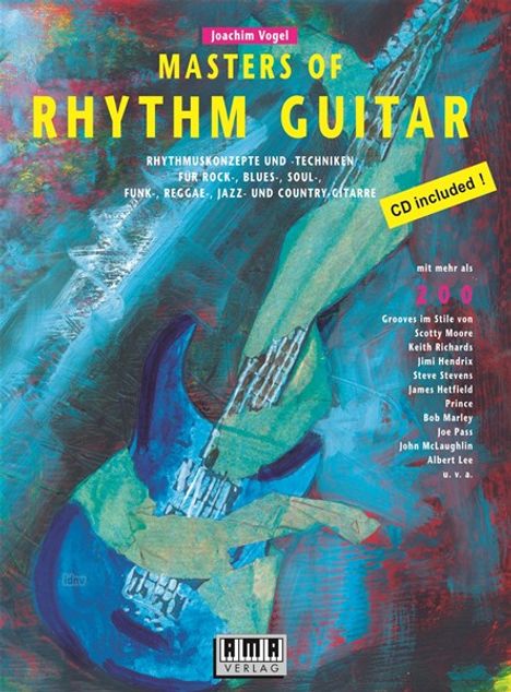 Joachim Vogel: Masters Of Rhythm Guitar (1992), Noten
