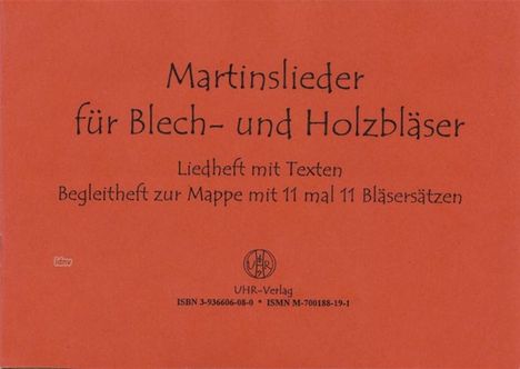 Rainer Danscheidt: Martinslieder für Blech- und H, Noten