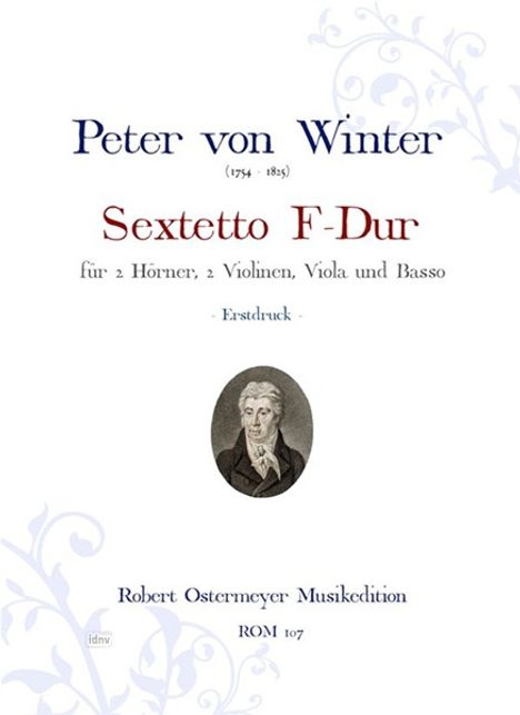 Peter von Winter: Sextett F-Dur, Noten