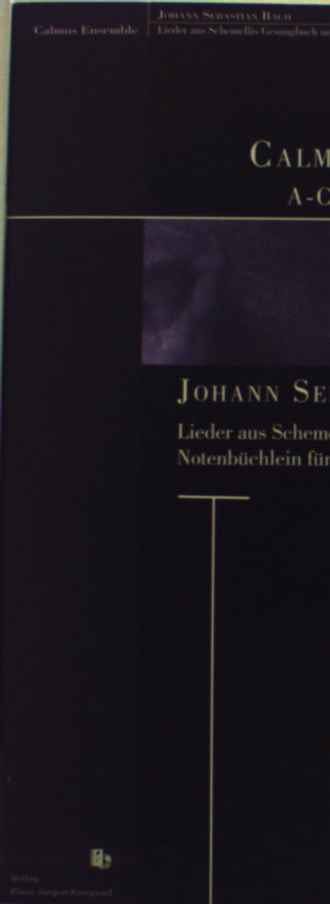 Johann Sebastian Bach: Bach, Joh. Seb. /Bea:Lieder aus Schem. /P, Noten