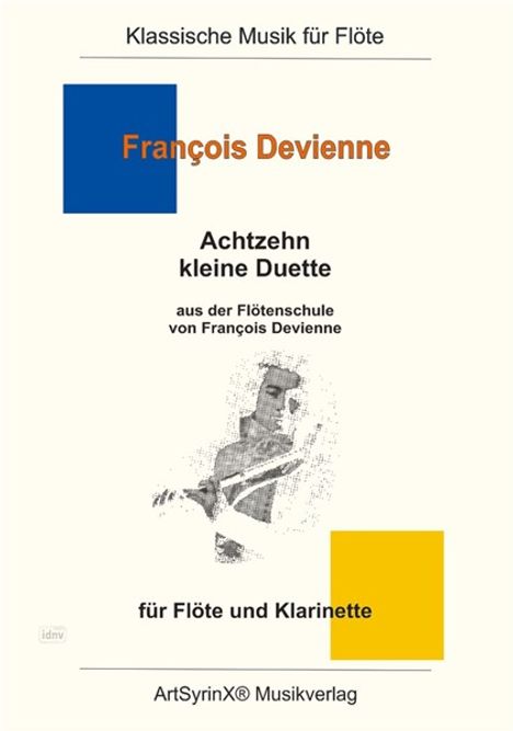 Francois Devienne: 18 Duette für Flöte und Klarinette, Noten