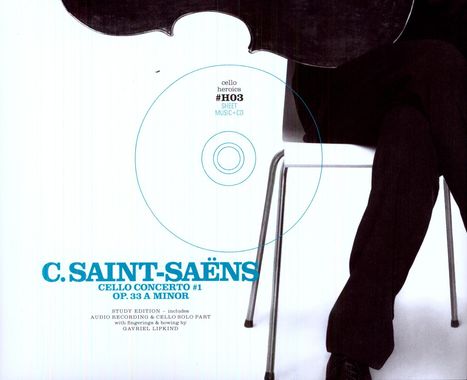 Camille Saint-Saens (1835-1921): Cellokonzert Nr.1 (mit Notenausgabe der Cellostimme), CD