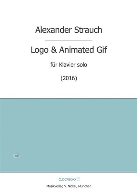 Alexander Strauch: Logo &amp; Animated Gif Klavier Solo, Noten