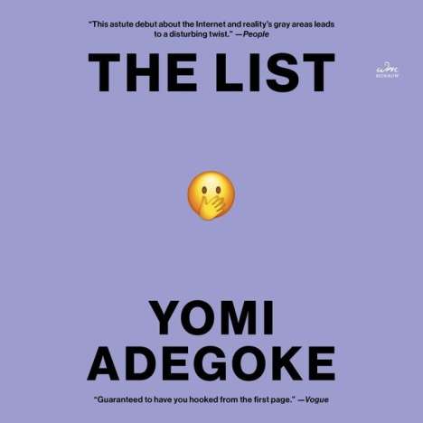 Yomi Adegoke: The List, MP3-CD